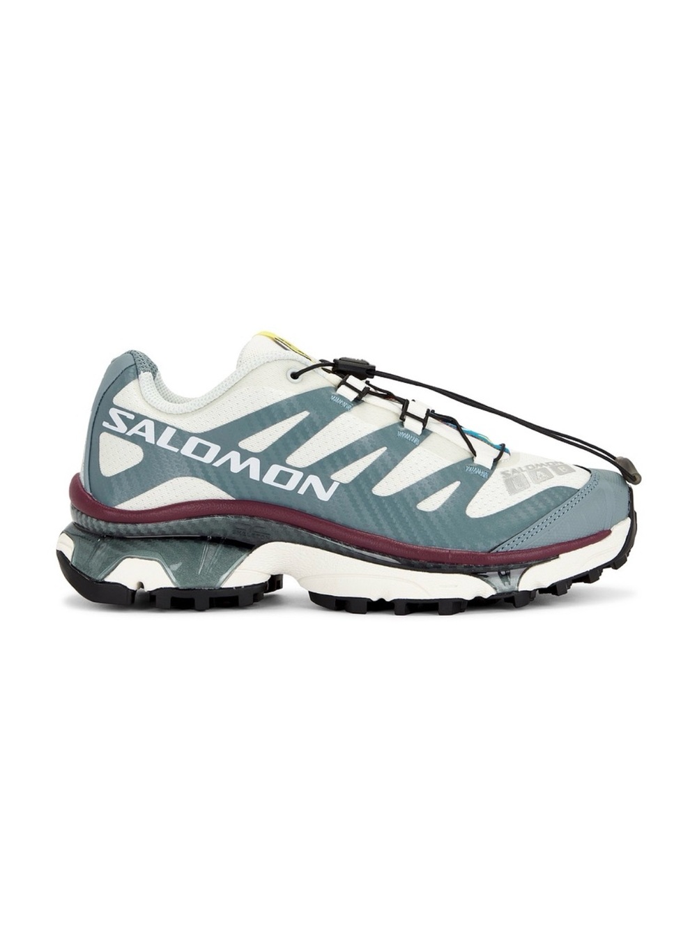 Salomon Low-Top Trail Shoe in Teal, White & Burgundy
